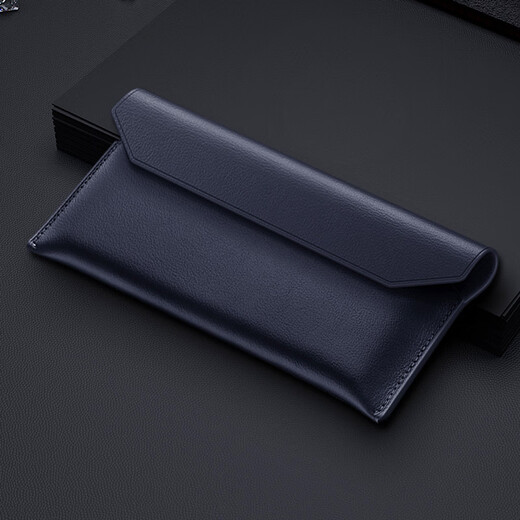 Hengyixin [Umschlag Lederhülle] Huawei Materialxt Außergewöhnlicher Master Mobile Hülle Echtes Leder Voller Anti-Fall New Wallet XT XT XT Protector Case Light Luxury Fashion High-End Business [Black] Echtes Ledergehäuse Huawei Mate Xt Außergewöhnlicher Master