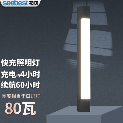 Shibei Emergency Light Home Mobile Lighting Flashlight Charging Light Power Outage Lighting Campground Stall Light Night Market Cool Light Charging Fast Charging Model - 13W - 12000 mAh - 60H Battery Life