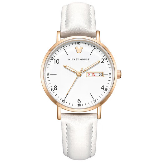 Disney (Disney) women's watch fashionable dual calendar girl's watch junior high school and high school student exam watch female New Year's school gift