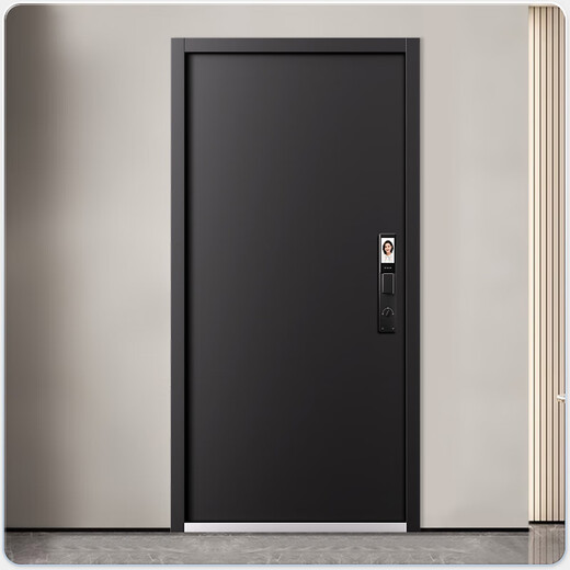 
OUDILE new Class A security door entrance door + dark cast hinge + hidden heightened door head + face smart door lock Technology cloud lock 2150*1050/2250*960