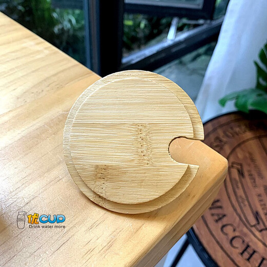 Poppy Bear Cute Cartoon Rabbit Ceramic Mug with Lid Spoon Carrot Girls Breakfast Office Oatmeal Milk Water Cup Wood Grain Carrot + Wooden Lid + Carrot Spoon 1 piece 400ml