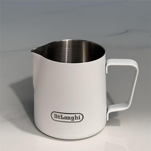 SMEG one-minute modified coffee machine, SMEG anti-scalding steam pipe without disassembly accessories, De'Longhi original 350ml milk cup, white