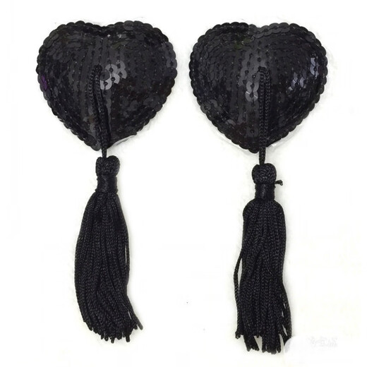 Ji Yu European and American Iron Ring Sexy Bundle Patent Leather PU One-piece Uniform Cherry Temptation Tassel Chest Paste One Size