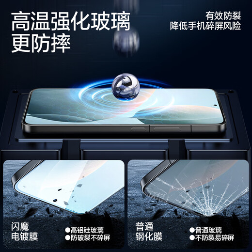 Flash Magic Sales Model Suitable for Redmi K70/K70 Extreme Edition Tempered Film K70pro Mobile Phone Film Full Screen Redmi Champion Edition Anti-Peep Screen HD Explosion-proof Anti-Blue Light Film Enhanced Edition | Ultra-clear Anti-Fingerprint 2 Pieces + Artifact Universal K70/k70pro/Champion Edition