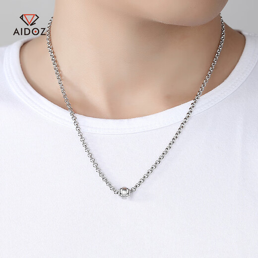 Aido Diamond Platinum Pendant Men's pt950 Platinum Pendant Vajra Split Structure Two Ways to Wear Weight 12-13 Grams + Delivery Leather Strap