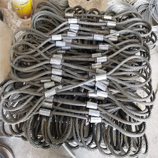 Manga de aluminio galvanizado de Rio Tinto Crane de alambre de doble hojas de aluminio Crane 10/12141 Tabro de alambre prensado a base de aceite de elevación de elevación 6 mm 2m 2m
