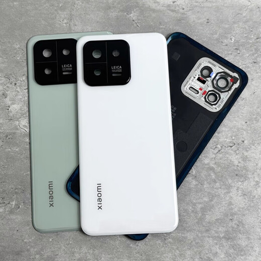 Suitable for Xiaomi 13 Suitable for glass back cover Battery cover 13 Mobile phone back shell rear screen xiaomi13 Suitable for Xiaomi 13 white New original + heat dissipation