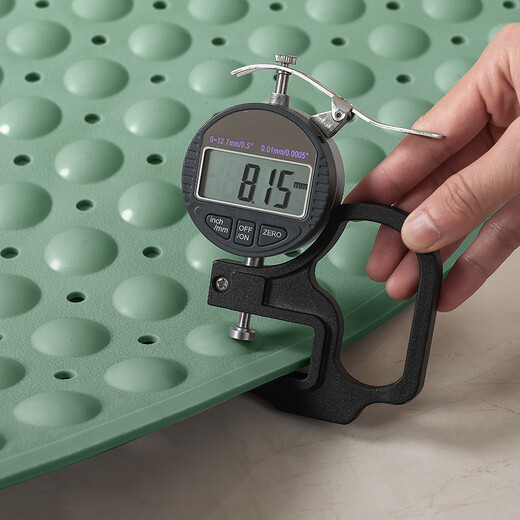 Gudie tpe bathroom non-slip mat pregnant women safety shower room anti-fall suction cup floor mat bathroom drain massage foot mat TPE Falls Green 40X70