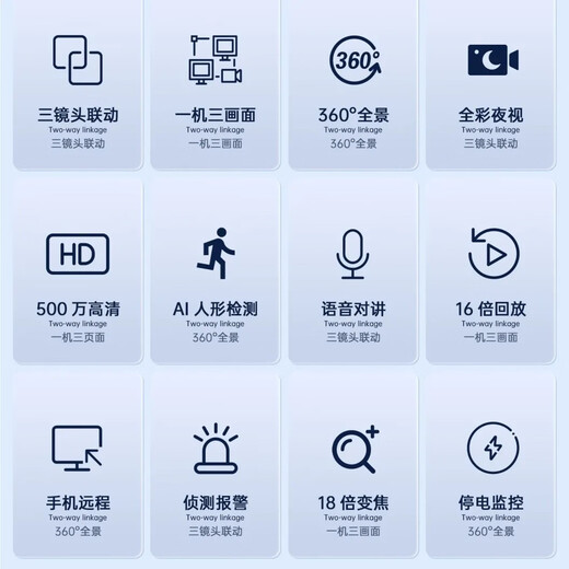 AOC99年终身免费流量4G太阳能摄像头户外无网无电免插电360度无死角带全彩手机远程超高清监控器家用 双板供电送99年流量【极清三画面+看1000米】