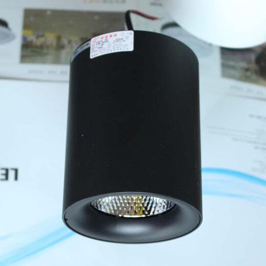 Xushansi Benhao COB surface-mounted downlight 7w12w18w24w30w exhibition hall shopping mall SZH101-12c surface-mounted ceiling spotlight black-warm light 3000K 18W