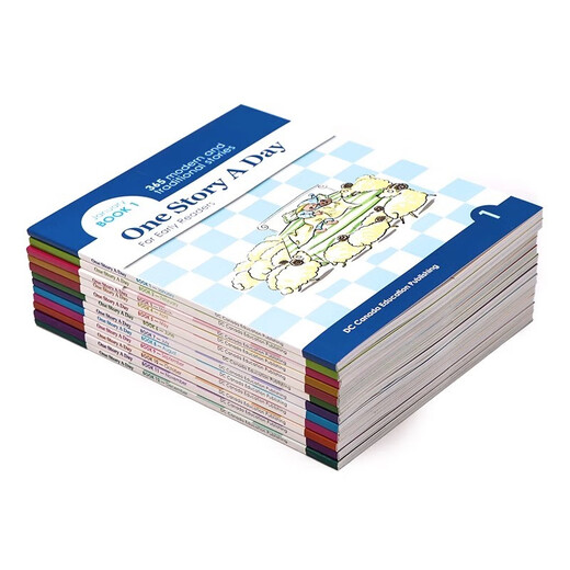 365天天故事系列 12册 小学版 （One story a day）亲子英语课外阅读绘本 英文原版进口 8-15岁 蓝思值300L-700L 小学礼物 小学教辅