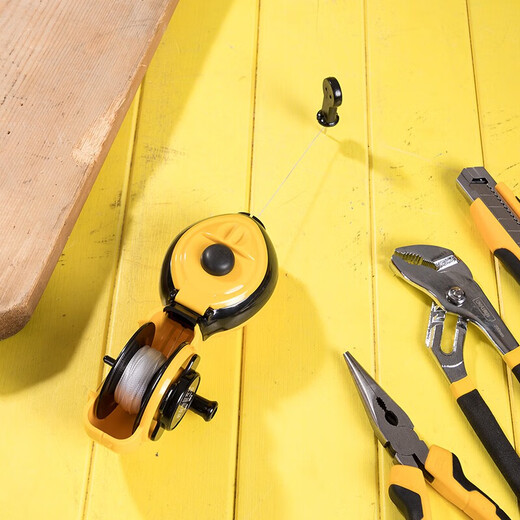 Deli tools hand-rolled ink fountain woodworking automatic scriber manual line guide decoration tool line springer hand-rolled manual ink fountain DL24 15m