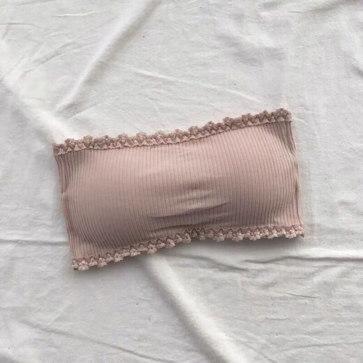 Hunter Invisible Underwear Women's Strapless Beautiful Back Bra No Wires Sexy Anti-Exposed Breast Wrapped Top Black Single Piece One Size 80-120Jin Jin is equal to 0.5 kg