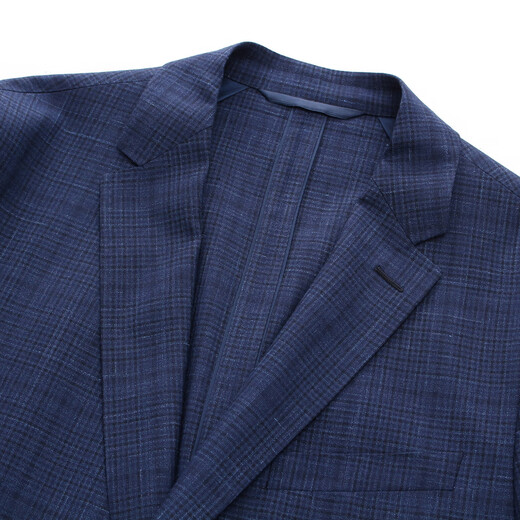 
Youngor suit men's high-end spring and autumn new style [wool mulberry silk and linen blend] business casual slim jacket men's Navy blue 175/100A