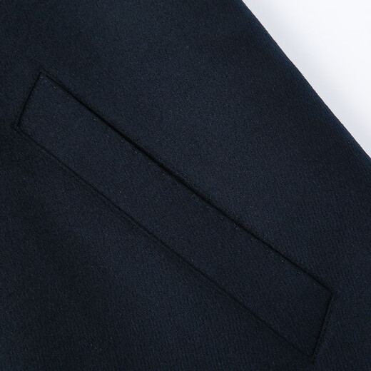 Hongdu wool jacket for men loose business formal wear rabbit fur liner detachable thickened warm middle-aged men's jacket Zanglan JT6219-1 185/100A