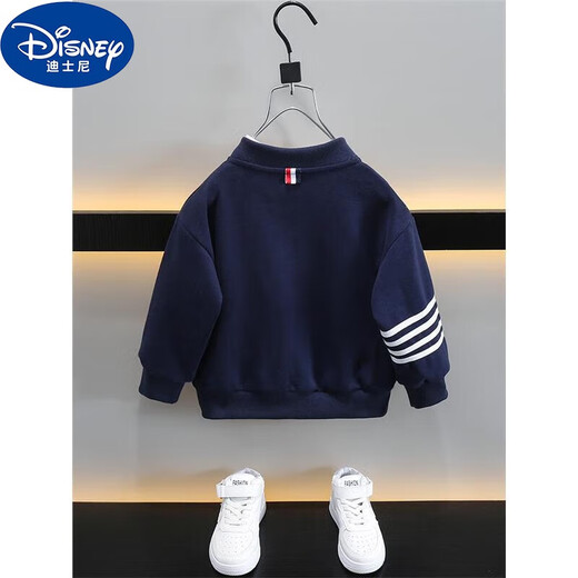 
Disney (Disney) boy jacket autumn clothes little boy cardigan two-year-old boy baseball uniform coat children's jacket children's jacket top navy blue (single-piece baseball uniform coat) 110cm