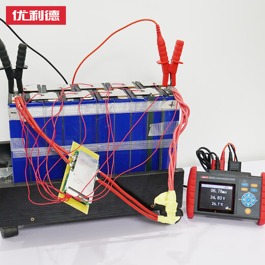 Uni-T-Batterie Interner Widerstandstester hohe Genauigkeitsspannungstemperatur UPS Blei Batterie Lithiumbatterie Interner Widerstandstester Bluetooth UT677A+ Zubehör Teststift