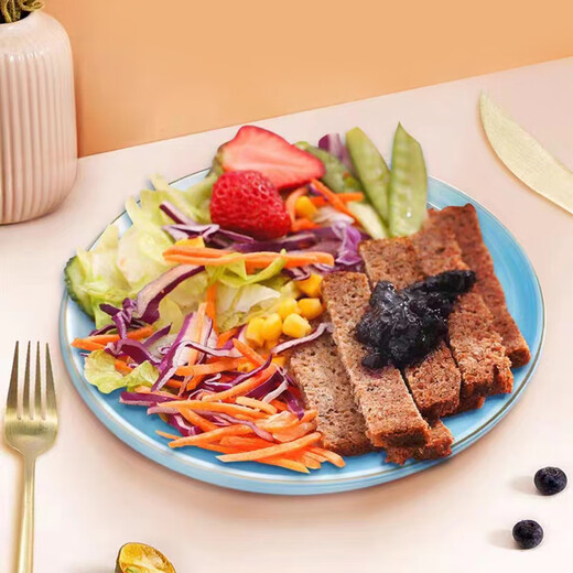 Jason importó de Alemania pan integral de centeno, 500 g/bolsa, desayuno, tostada ligera, grano grueso, reemplazo de comida fitness bajo en grasa