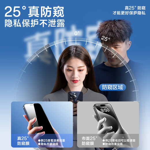 Flash Magic, geeignet für Apple 15Pro Anti-Peeling Tempered Film iPhone 15 Promax Mobilfunkfilm Anti-droppende ultra-klare vollständige Berichterstattung Schutzfilm 15