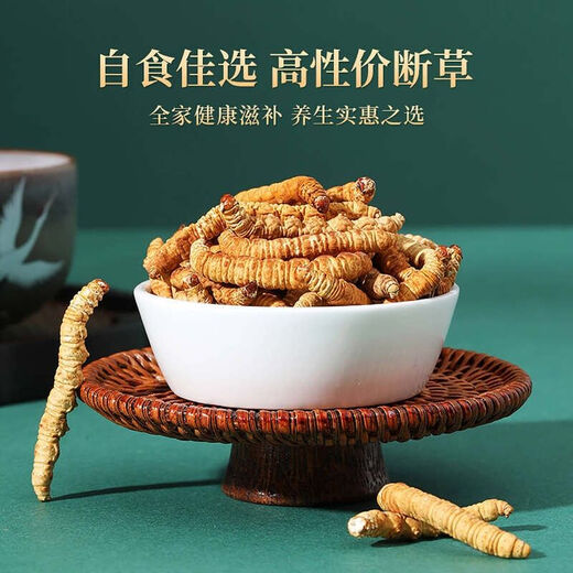 Cordyceps authentic snowy areas in Tibetan areas, fresh Cordyceps sinensis broken grass, cordyceps dry goods and affordable in bulk, authentic Tibetan areas, medium-altitude large cut 1 gram