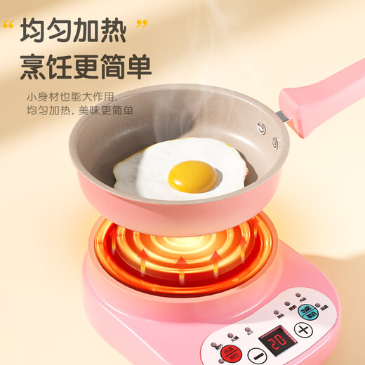 欣格迷你厨房真煮食品级做饭小厨具过家家玩具真实烹饪煮饭电磁炉套装