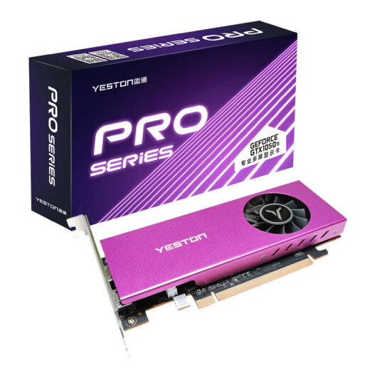 盈通 （yeston） GTX 1050Ti 4G 2HDMI  专业多屏显卡 精彩绽放 EDID专业锁屏版 