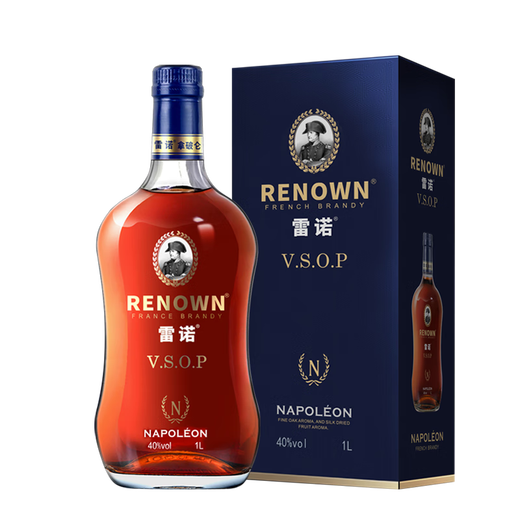 Renault (Renown) Napoléon Brandy vsop1l * 6 bouteilles (demi-boîte) Brandy Napoléon 1l 6 bouteilles