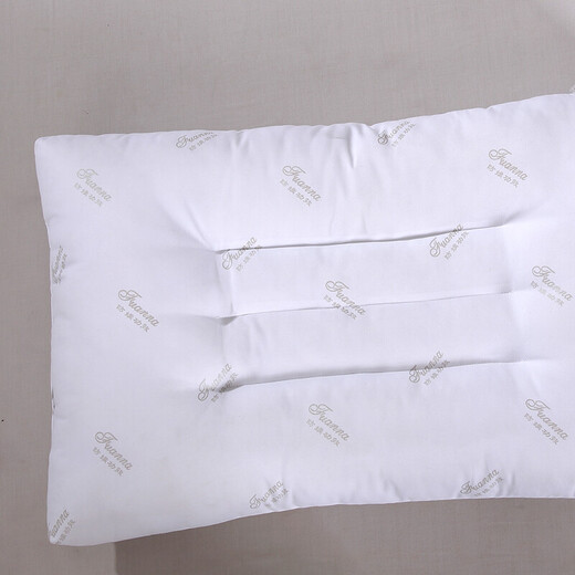Fuanna Buckwheat Pillow Buckwheat Shell Cervical Pillow Herbal Pillow Core Anti-mite Antibacterial Floral Pillow Core Pair 74*48cm