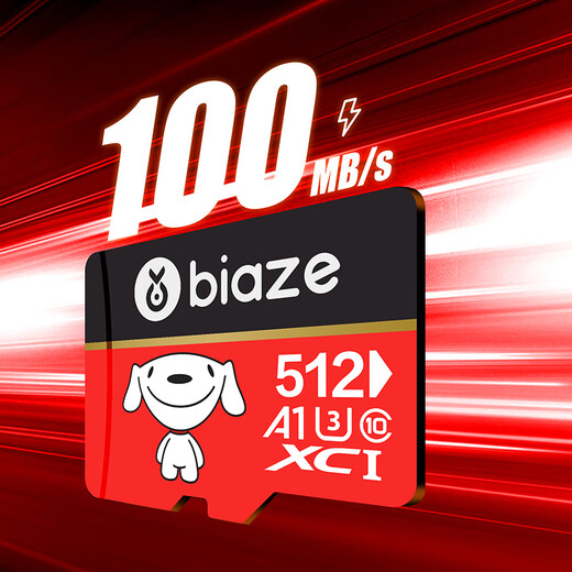 毕亚兹 BIAZE＆JOY联名款 8GB TF（MicroSD）存储卡 U1 C10 A1 高速 读速100MB/s 手机平板游戏机内存卡