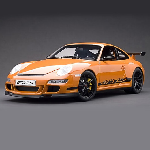 奥图亚（AUTOART）奥拓1:12 保时捷911(997) GT3 RS 汽车模型 合金车模静态跑车收藏 黑色 12116