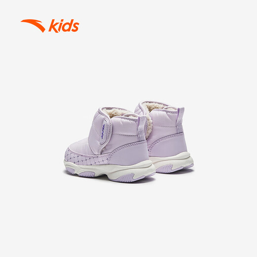 ANTA children's boys and girls infant cotton shoes warm boots to keep out the cold infants and toddlers plus velvet high-top cotton shoes A22440057