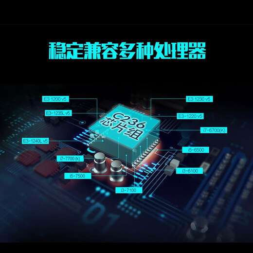 探路狮 EAMB1585M多网口六七代服务器主板Q170/C236芯片LGA1151/存储办公/解码工控主板 EAMB-1585-01/2网口