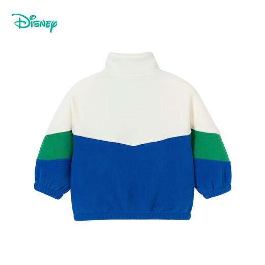 迪士尼宝宝（Disney Baby）童装男女童米奇时尚休闲百搭舒适保暖外套24年秋冬季新款 233S1853电光蓝 130
