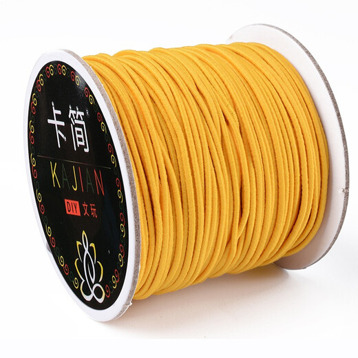 Venus silk elastic bracelet rope Buddha bead thread DIY crystal bracelet thread Wenwan Buddha bead string thread elastic thread elastic band through the beads Brown 1.0 Cardigan cored thread