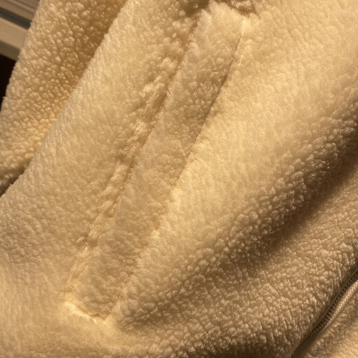 阿迪达斯 （adidas）三叶草外套女装春秋季新款仿仿羊羔绒保暖加绒运动服立领防风夹克 IM3899奇妙白 S