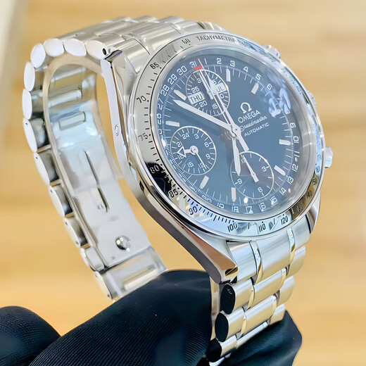 
[Second-hand 99 new] Omega Men's Watch OMEGA Speedmaster Series Chronicle Calendar Display Stainless Steel Folding Cuff Observatory Certified Luminous Scale Swiss Luxury 3523.80.00 Speedmaster Deep Blue 39MM