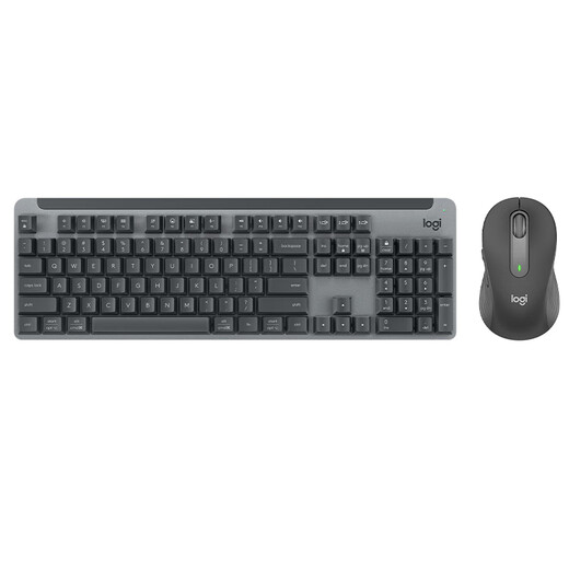 罗技（Logitech）优选系列K865(K845升级款)无线机械键盘 商务办公键盘 电竞游戏键盘 104键全尺寸双模连接 【K865+M650】键鼠套装 黑色
