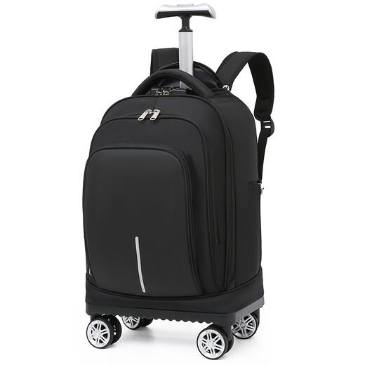 Großkapazität Junior und Senior High School Schüler Trolley Bag Klasse 7-12 Universal Wheel Hand-Pull Bag College Student Rucksack Erwachsener Business Bag Business Trip Trolley Bag Grau Grau