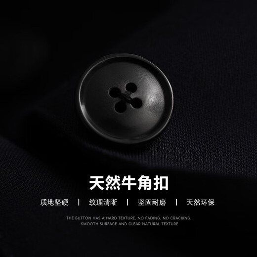 GIEVES CHARLES 130 pure wool navy blue handmade suit men's business banquet suit Albert navy blue suit 46