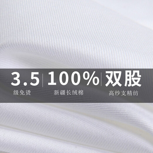 啄木鸟高端纯棉DP免烫白色男士短袖衬衫夏季新款商务休闲正装职业蓝衬衣 短袖3923淡蓝 39建议130-139斤
