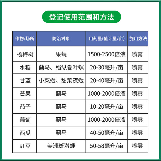 Corteva Allers ethyl spinosyn, cabbage caterpillar, diamondback moth, thrips, rice longitudinal roll pesticide insecticide 100ml*1 bottle