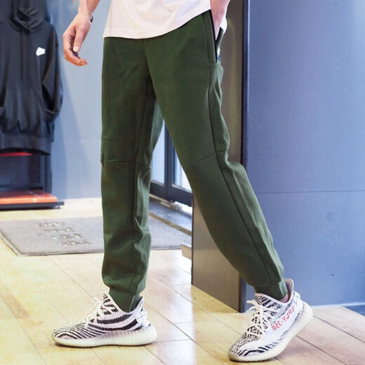 阿迪达斯 （adidas）运动裤男裤秋季休闲裤卫裤宽松加厚防风小脚裤学生长裤GP1015 HE9894黑色 L