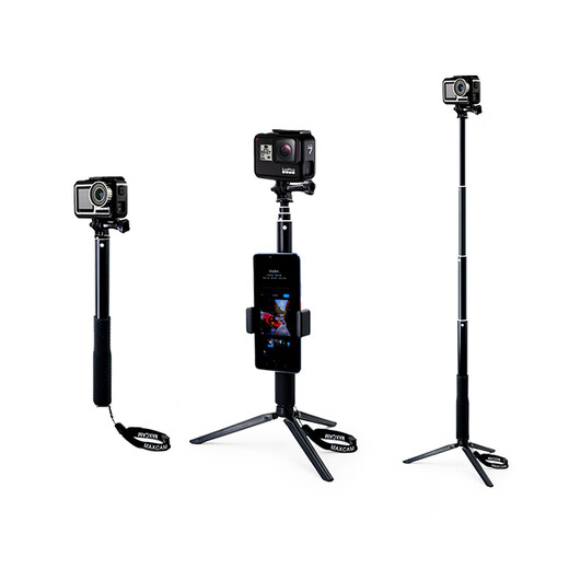 MAXCAM is suitable for DJI Osmo Action6/5/4 action camera gopro13 dog hero12 selfie stick handheld portable tripod angle stand waterproof extension accessories