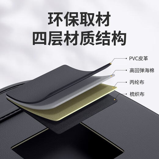 巫记汽车座椅后背收纳袋挂袋车载多功能椅背储物盒置物袋车内装饰用品 奥迪车系大号收纳袋-定制款 黑色一对装(2个)