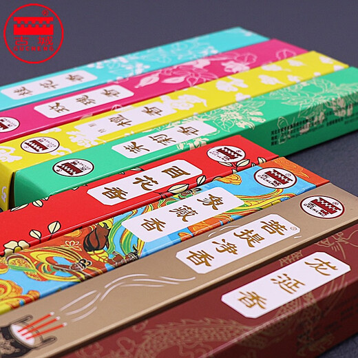 Gucheng Gucheng Fragrance Industry single-strand sandalwood incense floral rose jasmine incense hundred flowers ambergris osmanthus fragrance purifies the air single-strand sandalwood