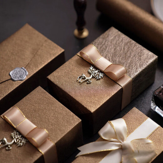 DOROCH gift wrapping paper bronze handmade DIY gift wrapping paper bag book paper New Year gift for Chinese New Year