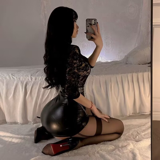 倾城鸟 情趣内衣 秘书夜店诱惑套装性感睡衣夫妻刺激房事情趣用品开档丁字裤变态sm角色扮演 6629