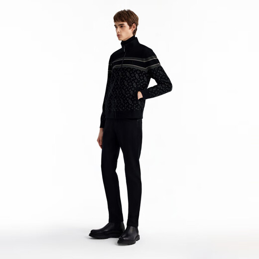 Biemlfdlkk [Funktionale Wolle leicht zu sorgen] Neue Frühlings- und Herbst -Luxuswolle -Jacke Presbyterian Warm Ständer Kragenjacke