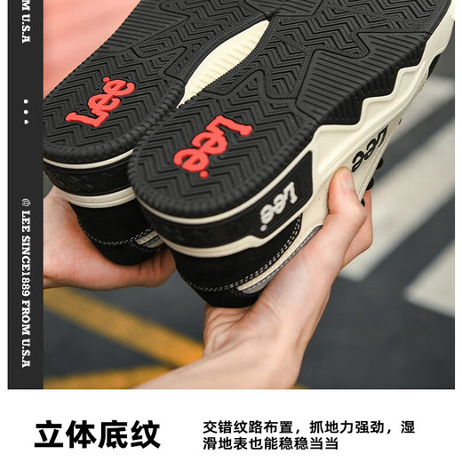 Lee men's shoes winter new casual shoes trendy thick-soled bread shoes men's sneakers heightening sports shoes fashion shoes for men olive green L241MB713 40 If your feet are thin, please take a smaller size