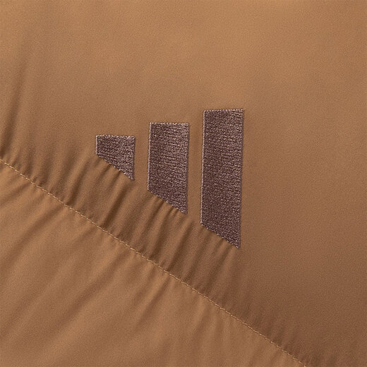 Adidas Frauenkleidung Kleidung aufblättert JKT wasserdicht und spritzdestell warme Kerntechnologie warm 600 Kapuze lose Kapuze-Brot Down JV6191/Wüstenbraun 600 Kapuze M.